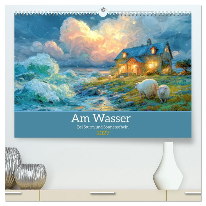 Am Wasser - Bei Sturm und Sonnenschein (CALVENDO Premium Wandkalender 2027)