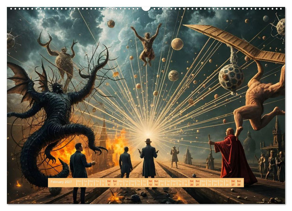 A Year of the Uncanny (CALVENDO Monthly Calendar 2027)