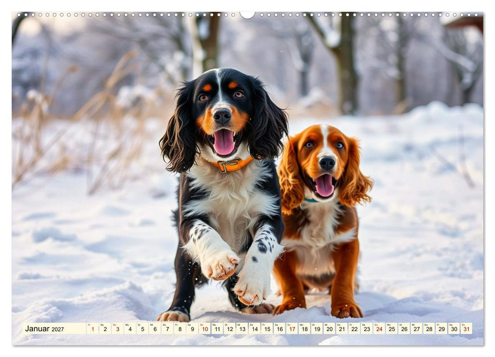 American Cocker Spaniel (CALVENDO Premium Wandkalender 2027)