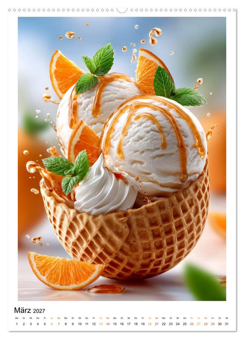 Lecker Eis (CALVENDO Premium Wandkalender 2027)