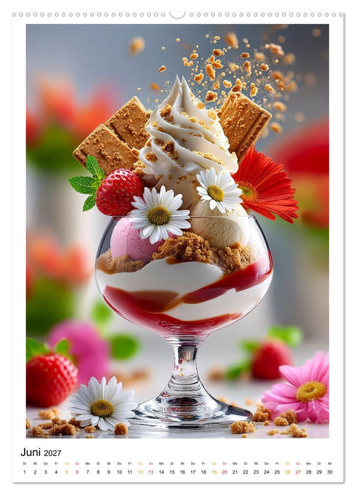 Lecker Eis (CALVENDO Premium Wandkalender 2027)