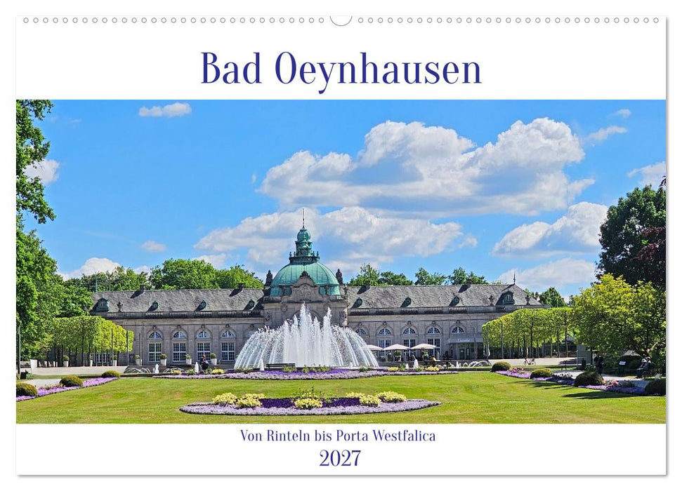 Bad Oeynhausen - Von Rinteln bis Porta Westfalica (CALVENDO Wandkalender 2027)