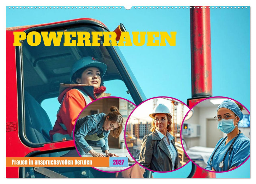 Powerfrauen - Frauen in anspruchsvollen Berufen (CALVENDO Wandkalender 2027)