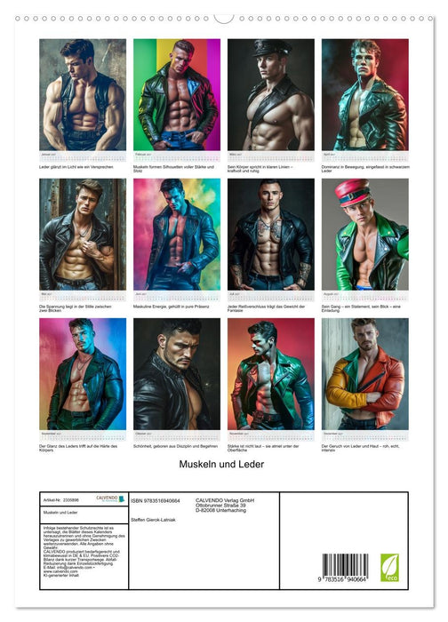 Muskeln und Leder (CALVENDO Premium Wandkalender 2027)