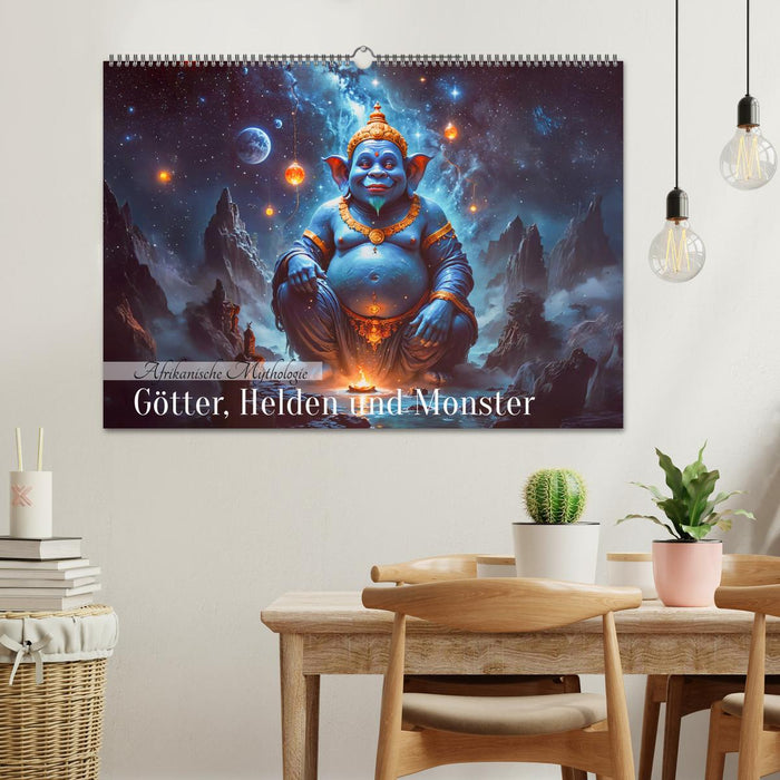 Afrikanische Mythologie - Götter, Helden und Monster (CALVENDO Wandkalender 2027)