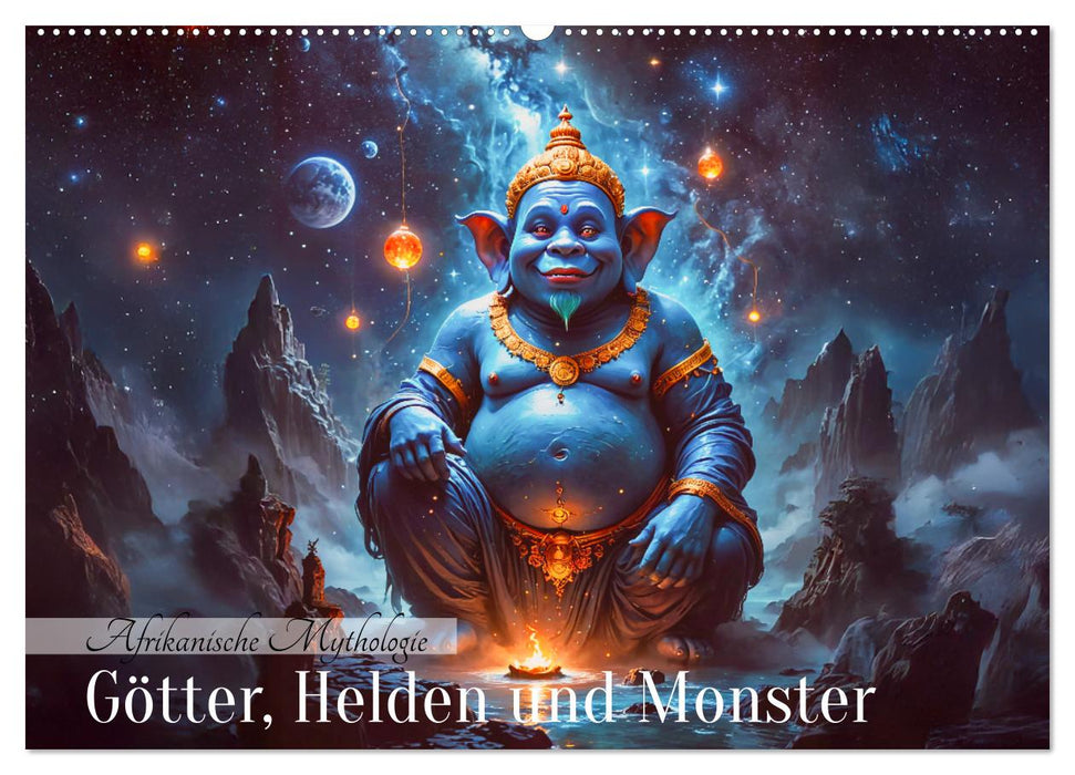 Afrikanische Mythologie - Götter, Helden und Monster (CALVENDO Wandkalender 2027)