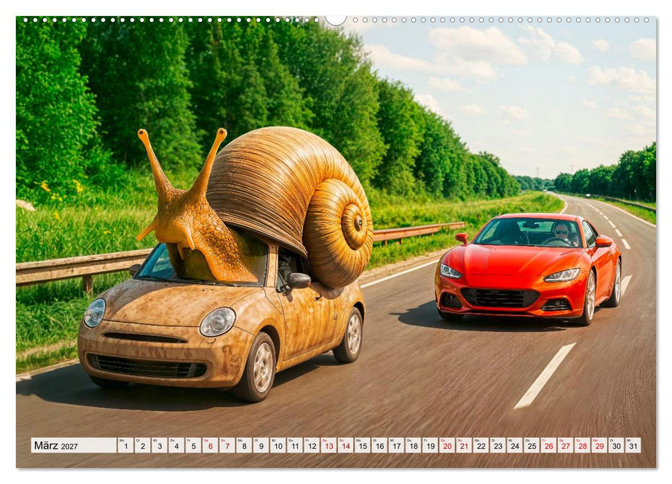Tierische Redewendungen - Ein Kalender voller Sprüche und Sprachbilder (CALVENDO Wandkalender 2027)