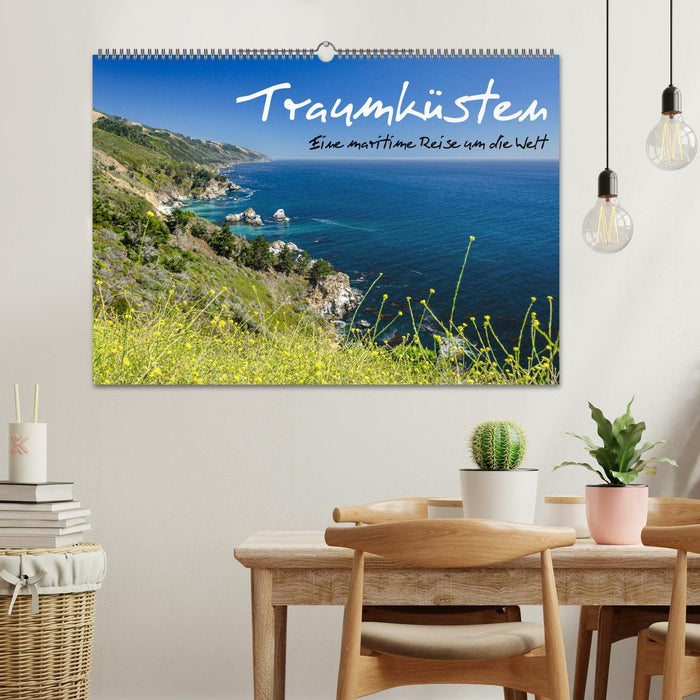 Traumküsten: Eine Maritime Reise um die Welt (CALVENDO Wandkalender 2027)