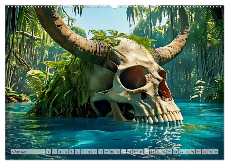 Kreaturen der Dunkelheit - Düstere Herrscher (CALVENDO Premium Wandkalender 2027)