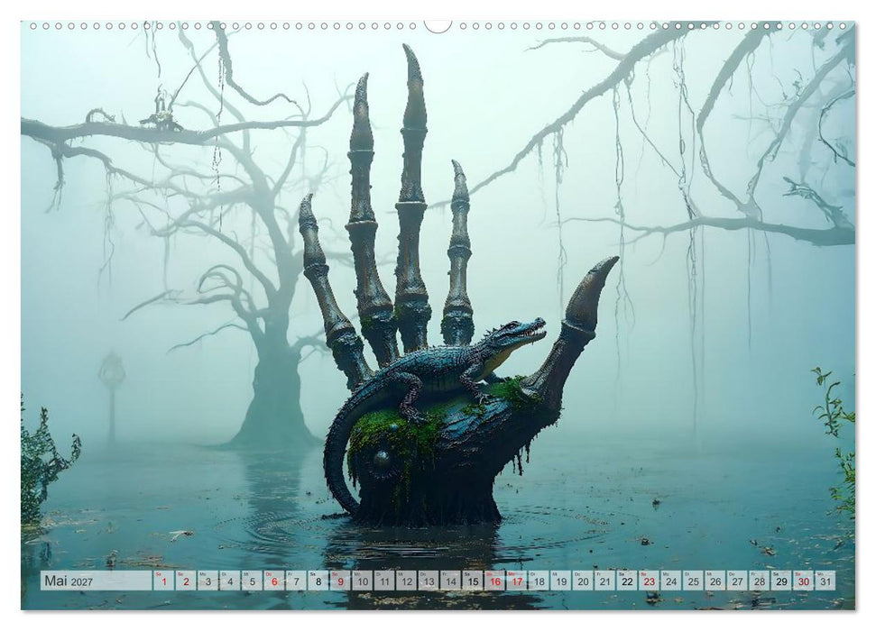 Kreaturen der Dunkelheit - Düstere Herrscher (CALVENDO Premium Wandkalender 2027)