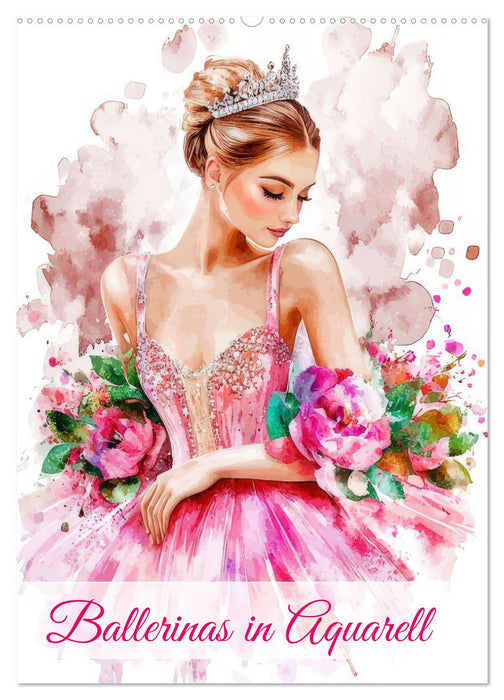 Ballerinas in Aquarell (CALVENDO Wandkalender 2027)