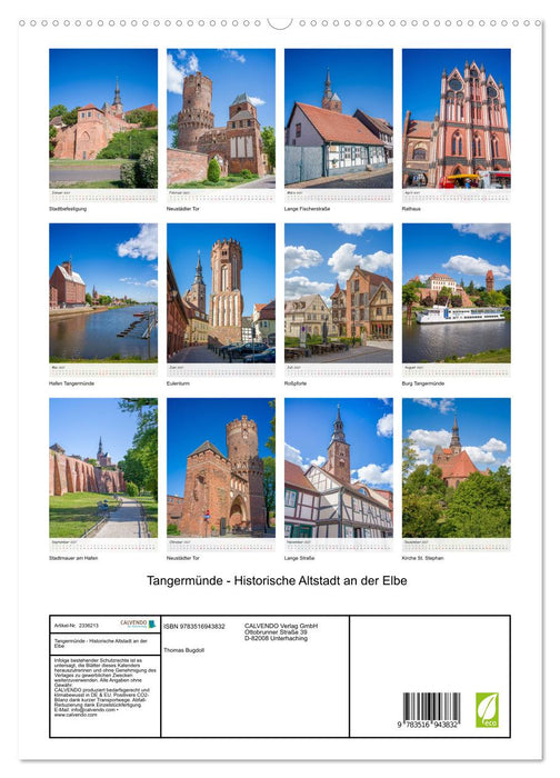 Tangermünde - Historische Altstadt an der Elbe (CALVENDO Premium Wandkalender 2027)