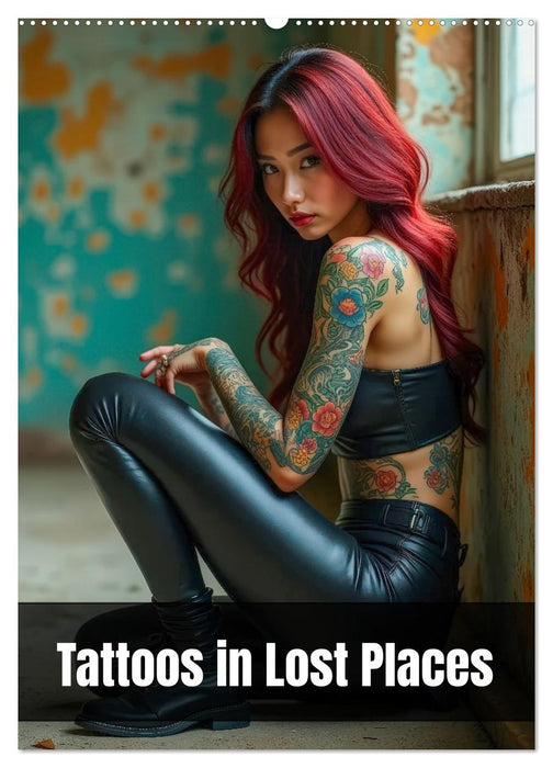 Tattoos in Lost Places (CALVENDO Wandkalender 2027)