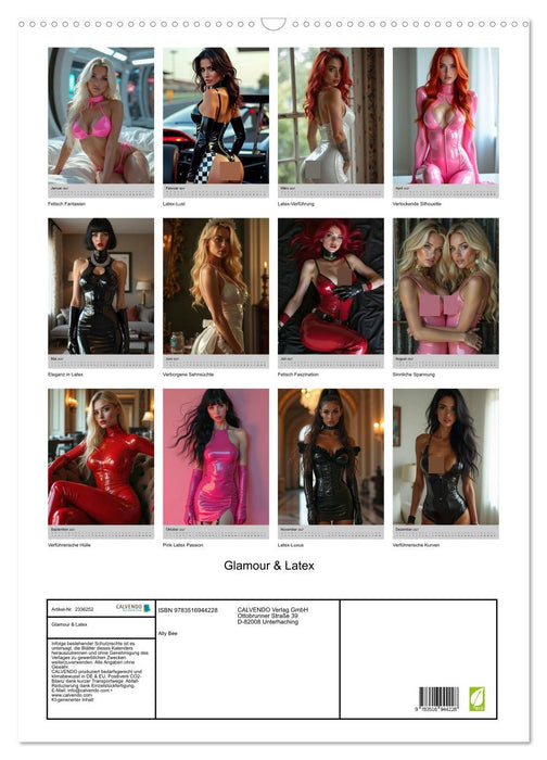 Glamour & Latex (CALVENDO Wandkalender 2027)