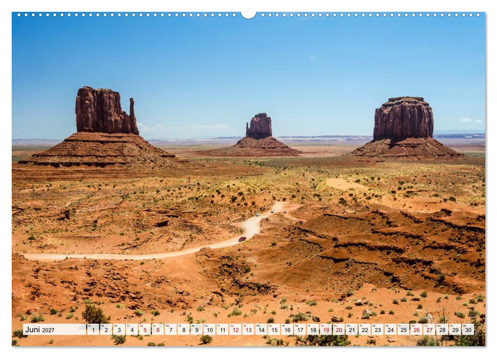 USA: Roadtrip durch die Wüste (CALVENDO Wandkalender 2027)