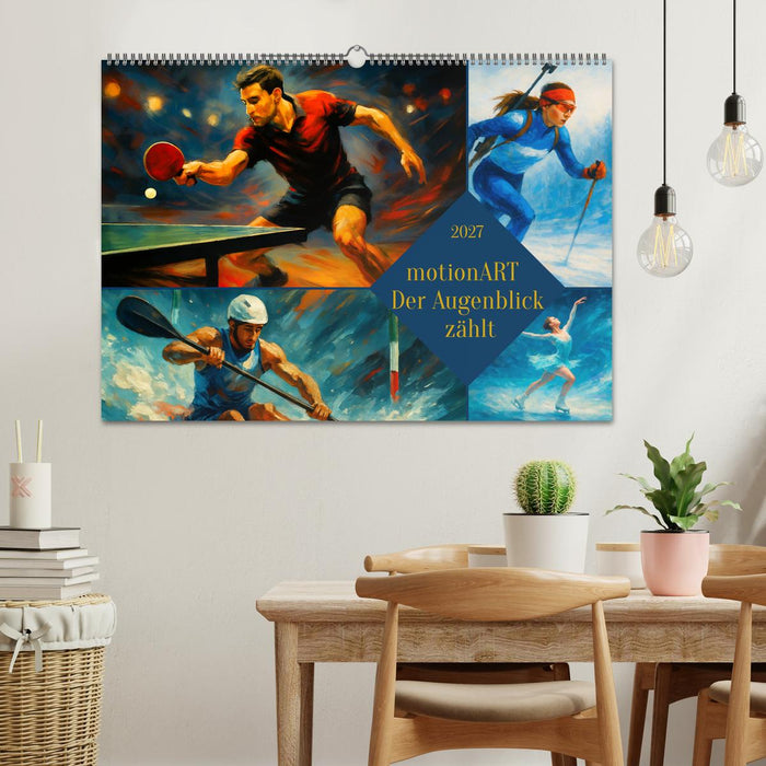 motionART Der Augenblick zählt (CALVENDO Wandkalender 2027)