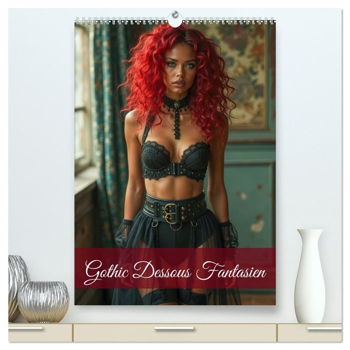 Gothic Dessous Fantasien (CALVENDO Premium Wandkalender 2027)