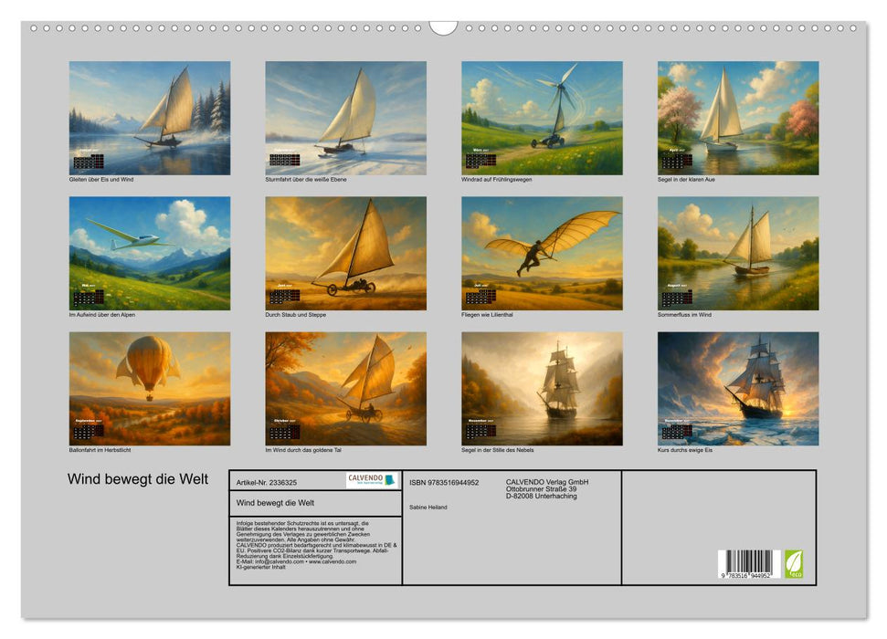 Wind bewegt die Welt (CALVENDO Wandkalender 2027)