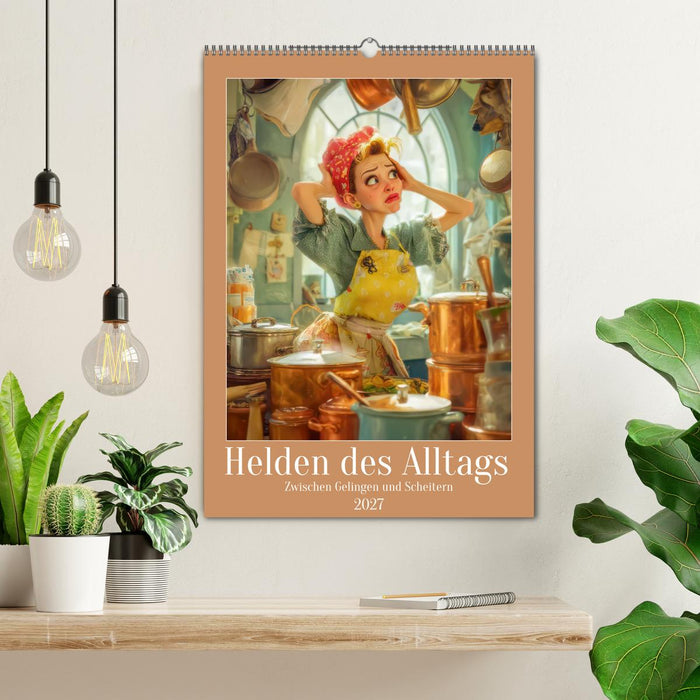 Helden des Alltags - Zwischen Gelingen und Scheitern (CALVENDO Wandkalender 2027)