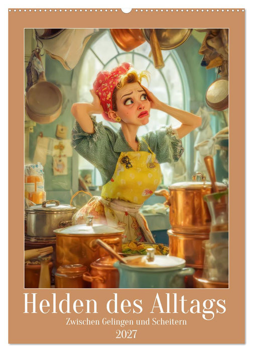 Helden des Alltags - Zwischen Gelingen und Scheitern (CALVENDO Wandkalender 2027)