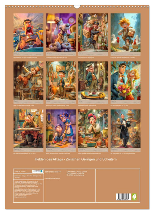 Helden des Alltags - Zwischen Gelingen und Scheitern (CALVENDO Wandkalender 2027)