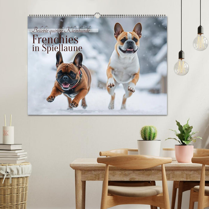 Frenchies in Spiellaune (CALVENDO Wandkalender 2027)