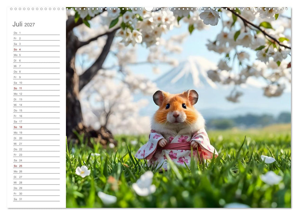 Nagertrip - Ein kleiner Hamster entdeckt die große Welt (CALVENDO Premium Wandkalender 2027)