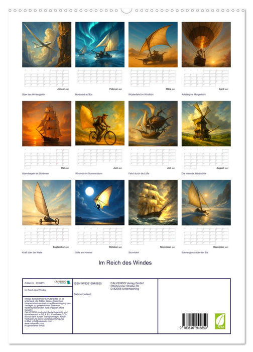 Im Reich des Windes (CALVENDO Premium Wandkalender 2027)