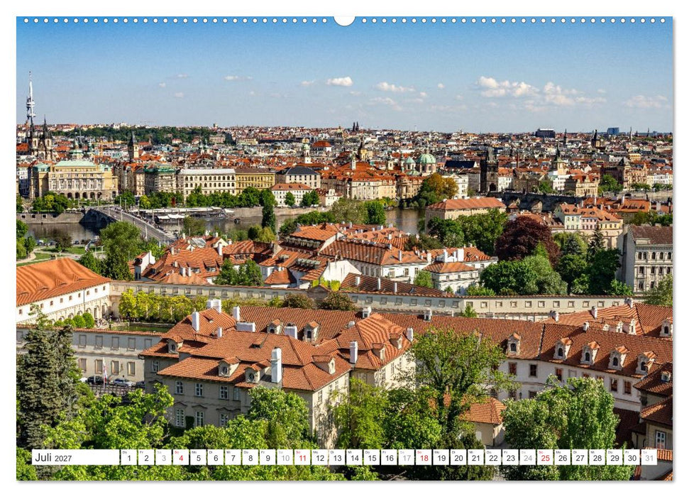 Tschechische Republik - Prag (CALVENDO Premium Wandkalender 2027)