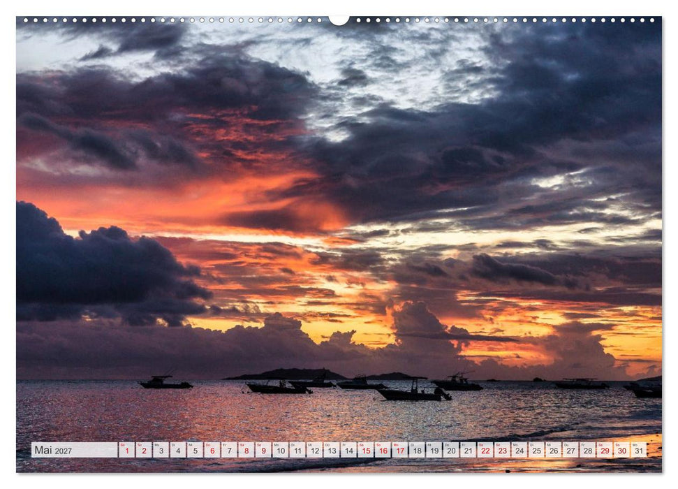 Die Seychellen - ganz nah am Paradies (CALVENDO Premium Wandkalender 2027)