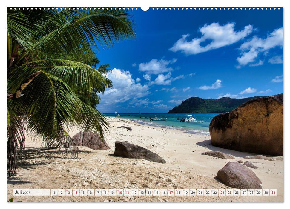 Die Seychellen - ganz nah am Paradies (CALVENDO Premium Wandkalender 2027)