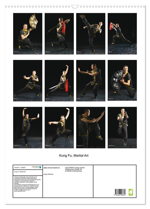 Kung Fu, Martial Art (CALVENDO Wandkalender 2027)