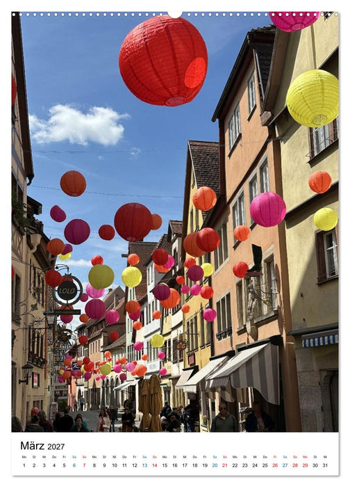 Romantik in Franken (CALVENDO Premium Wandkalender 2027)