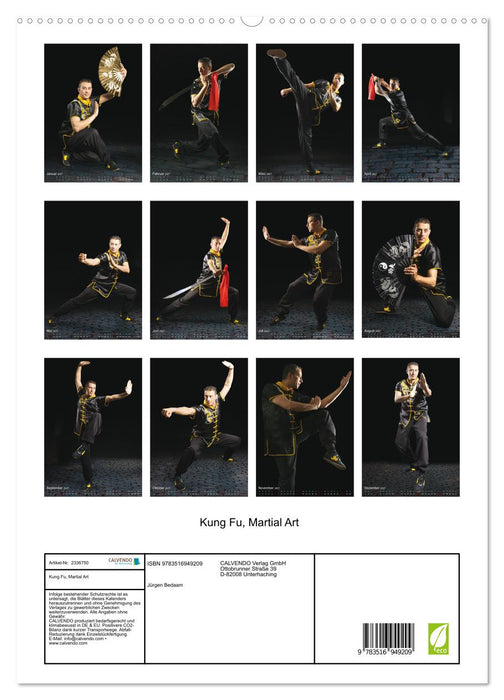 Kung Fu, Martial Art (CALVENDO Premium Wandkalender 2027)
