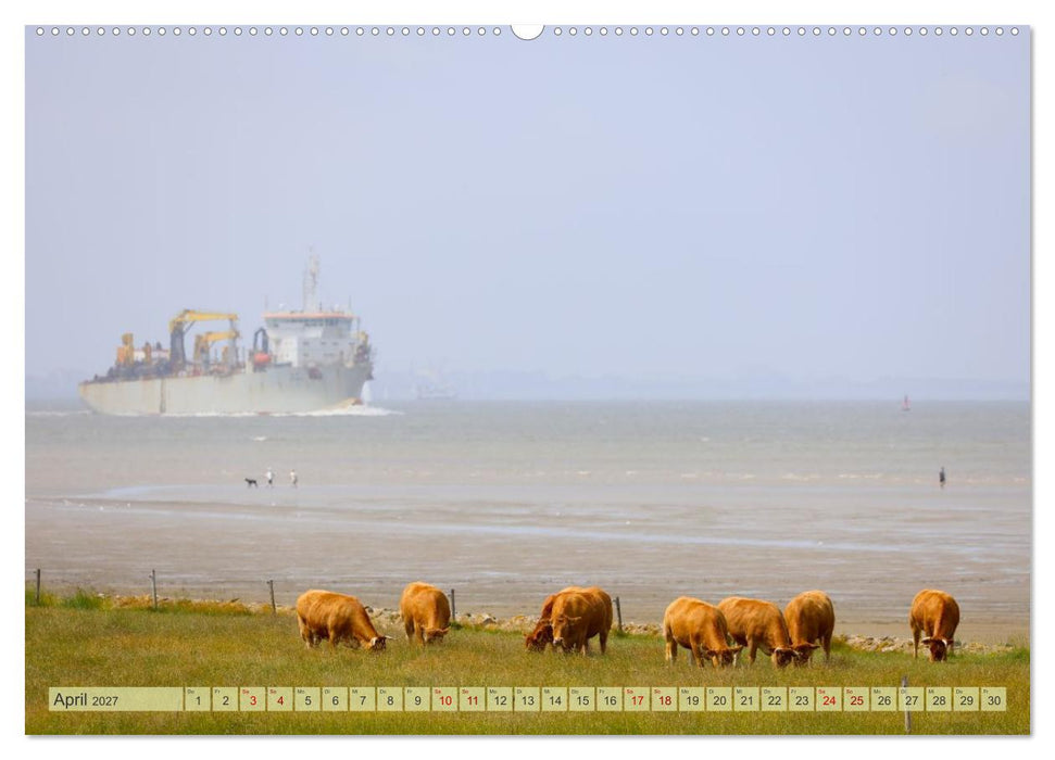 Cuxland, Urlaubsglück zwischen Nordsee und Elbe (CALVENDO Wandkalender 2027)