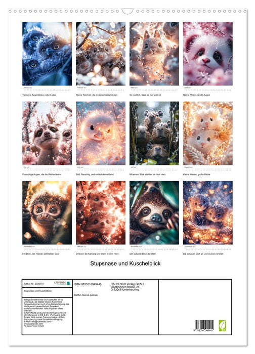 Stupsnase und Kuschelblick (CALVENDO Wandkalender 2027)