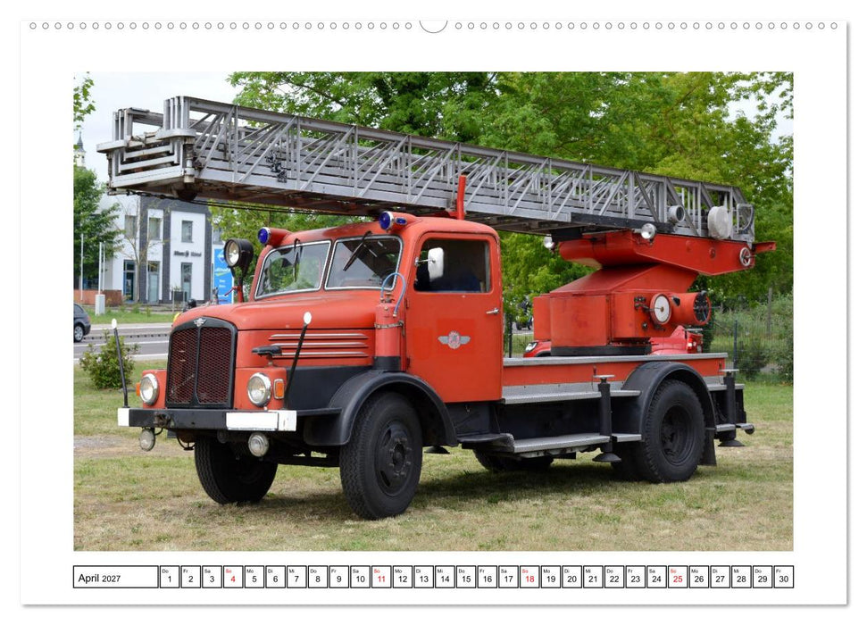 Einsatzfahrzeuge der DDR (CALVENDO Wandkalender 2027)