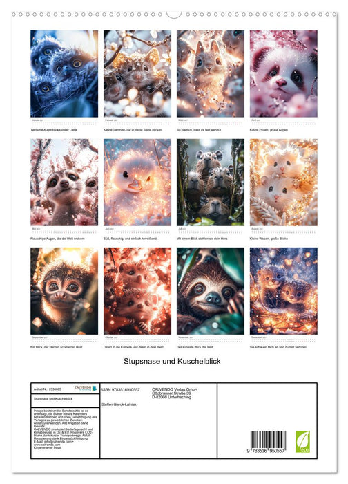 Stupsnase und Kuschelblick (CALVENDO Premium Wandkalender 2027)