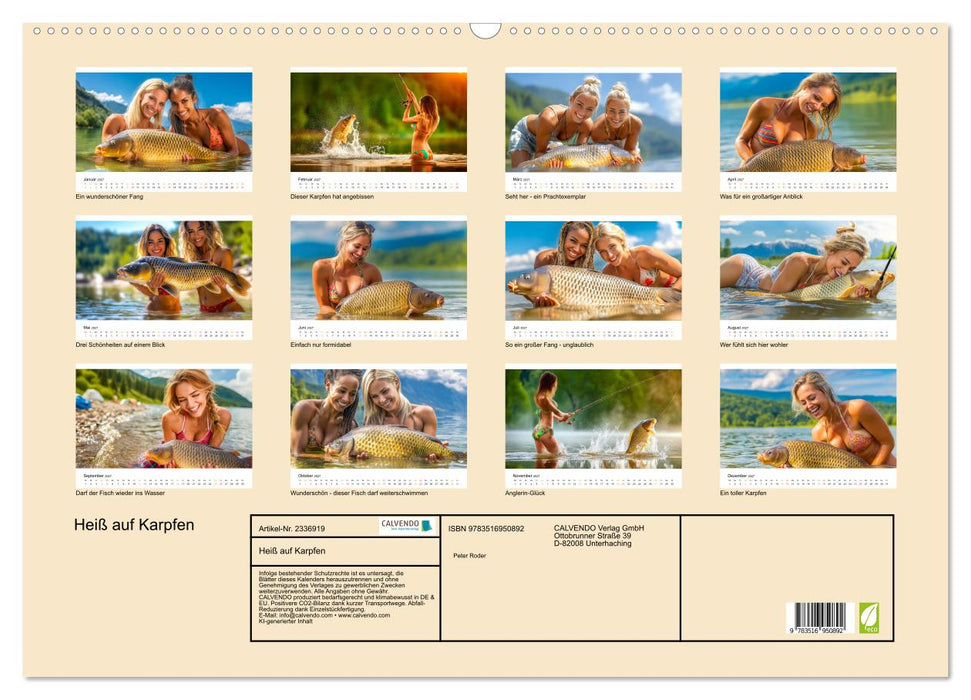Heiß auf Karpfen (CALVENDO Wandkalender 2027)