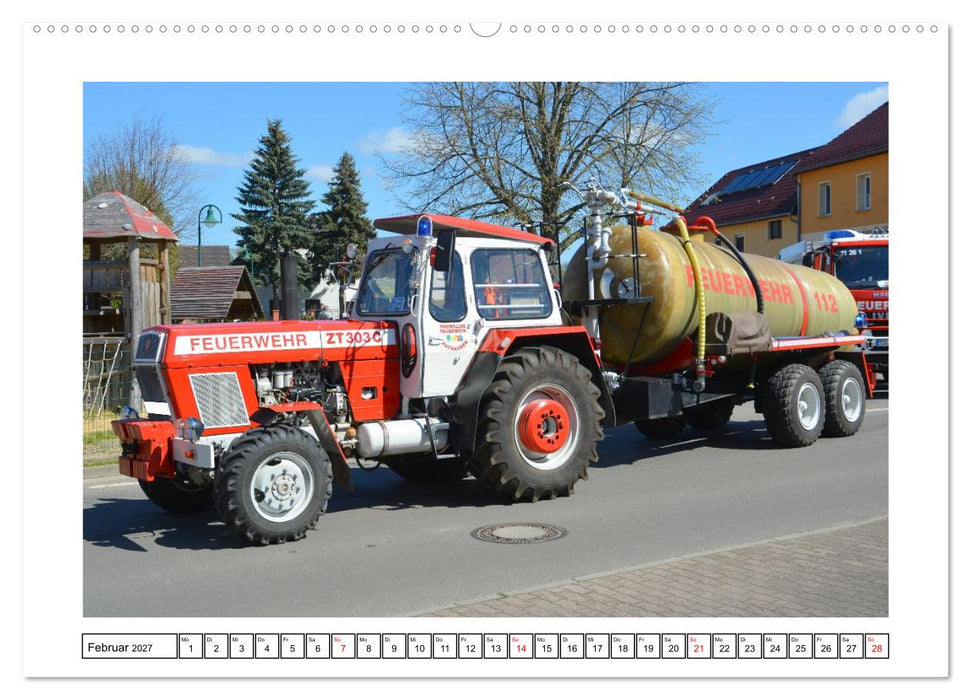 Einsatzfahrzeuge der DDR (CALVENDO Premium Wandkalender 2027)