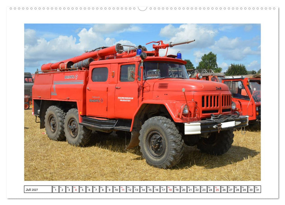 Einsatzfahrzeuge der DDR (CALVENDO Premium Wandkalender 2027)