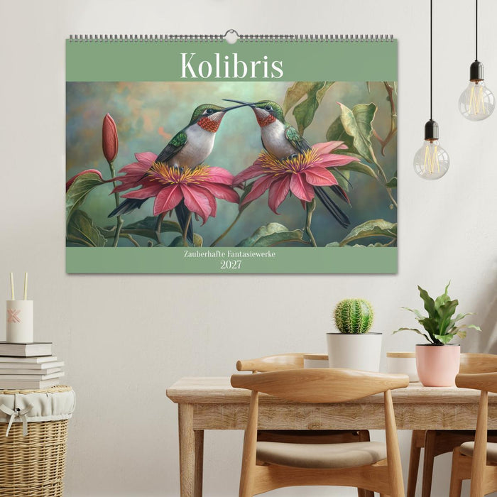 Kolibris - Zauberhafte Fantasiewerke (CALVENDO Wandkalender 2027)
