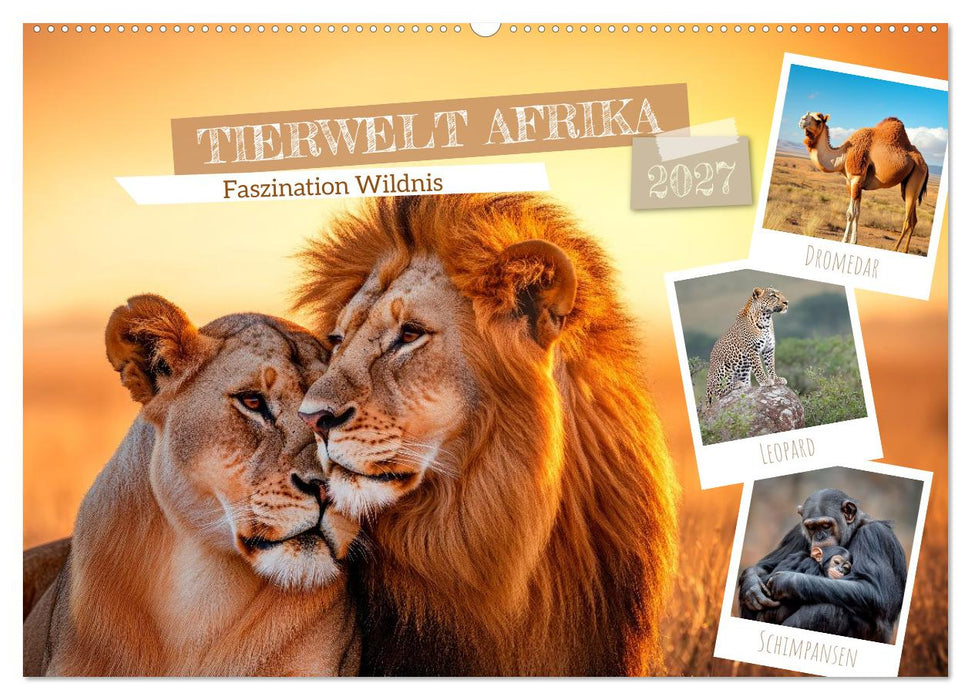 TIERWELT AFRIKA Faszination Wildnis (CALVENDO Wandkalender 2027)