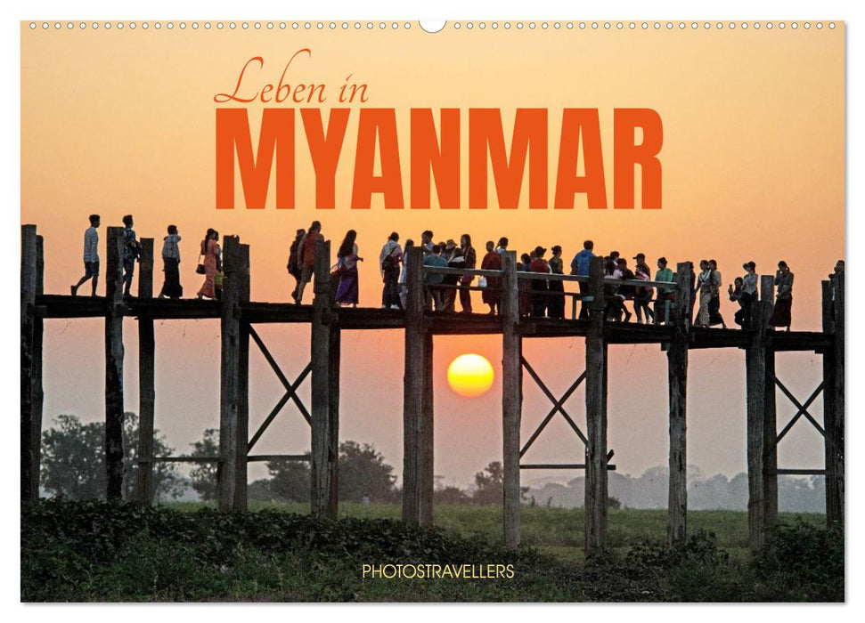 Leben in Myanmar (CALVENDO Wandkalender 2027)