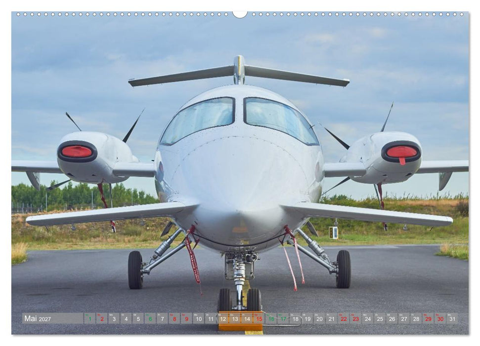 Flugzeuge und Hubschrauber im Porträt (CALVENDO Wandkalender 2027)