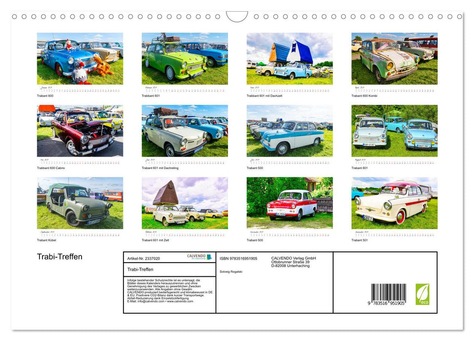 Trabi-Treffen (CALVENDO Wandkalender 2027)