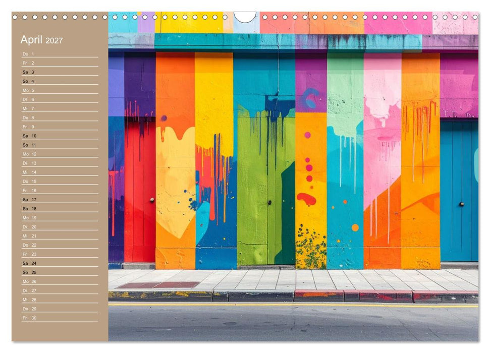 Graffiti im Blick – Das Jahr in Farben (CALVENDO Wandkalender 2027)