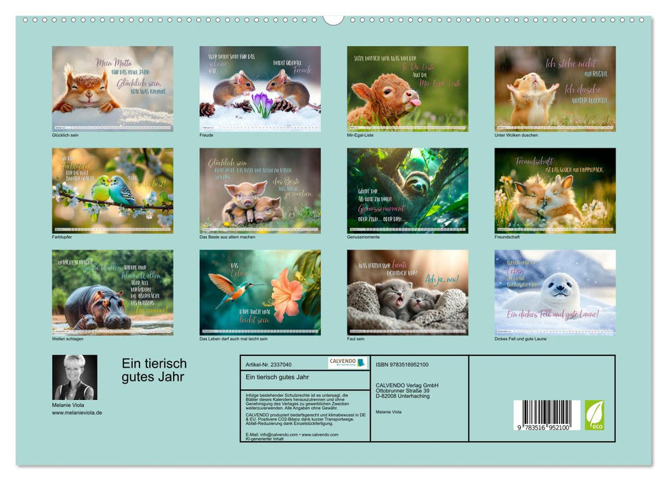 Ein tierisch gutes Jahr (CALVENDO Premium Wandkalender 2027)