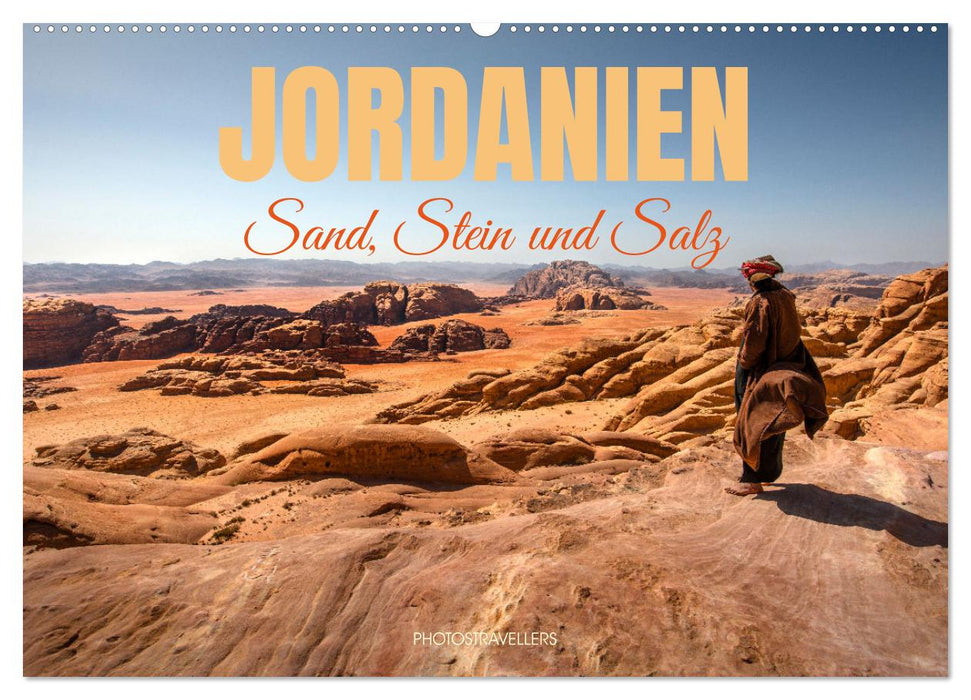 Jordanien Sand, Stein und Salz (CALVENDO Wandkalender 2027)