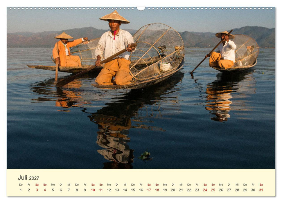 Leben in Myanmar (CALVENDO Premium Wandkalender 2027)